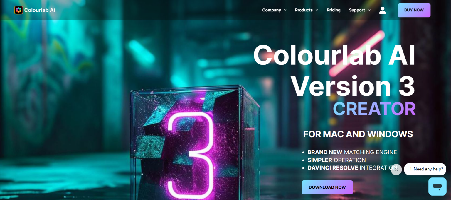 Colourlab AI视频工具 网站截图