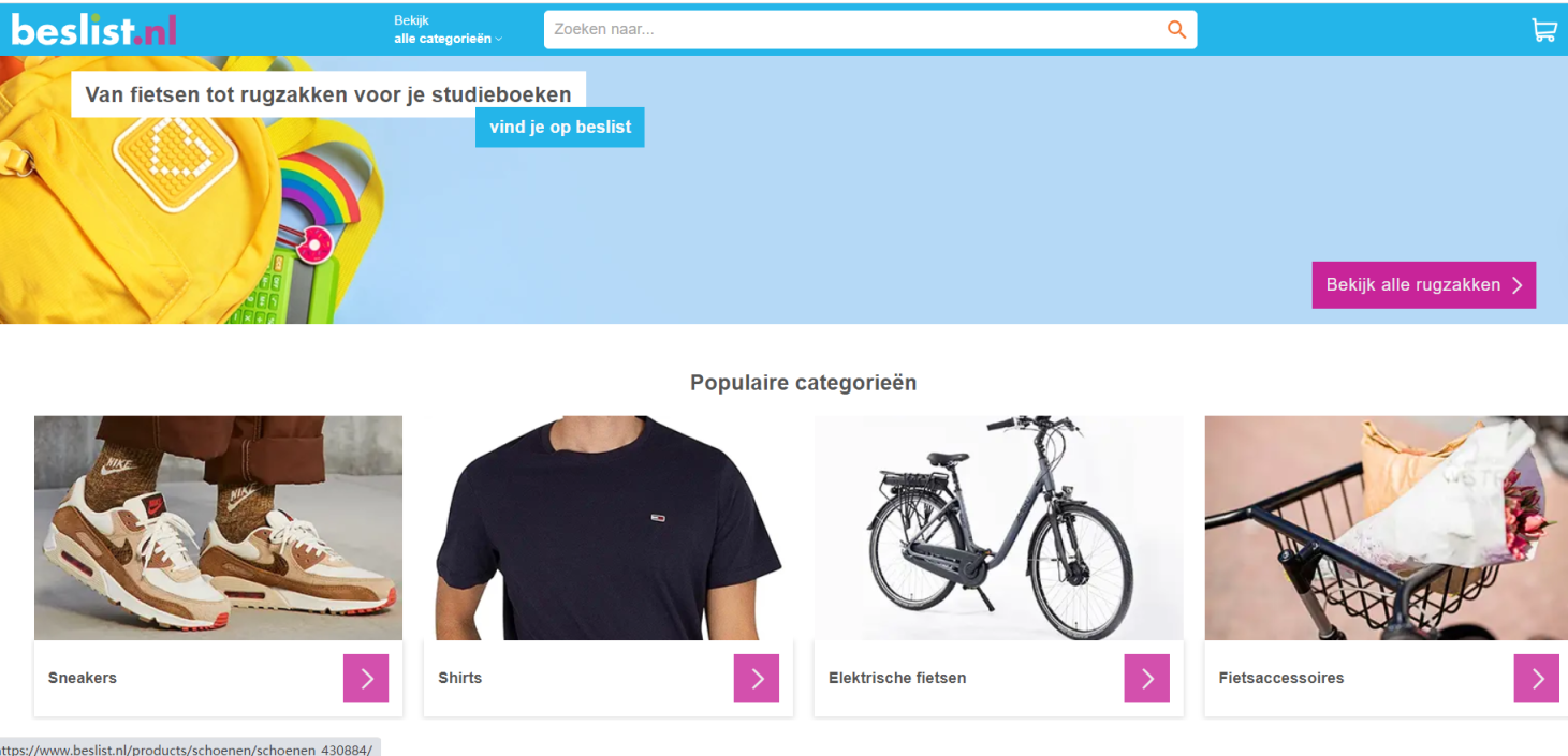 Beslist 网站截图