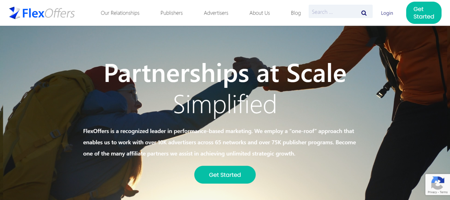 FlexOffers 网站截图