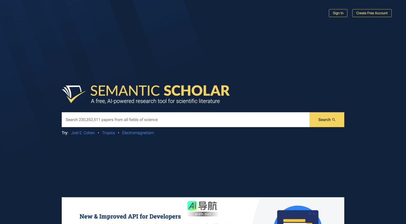 Semantic Scholar AI的封面图
