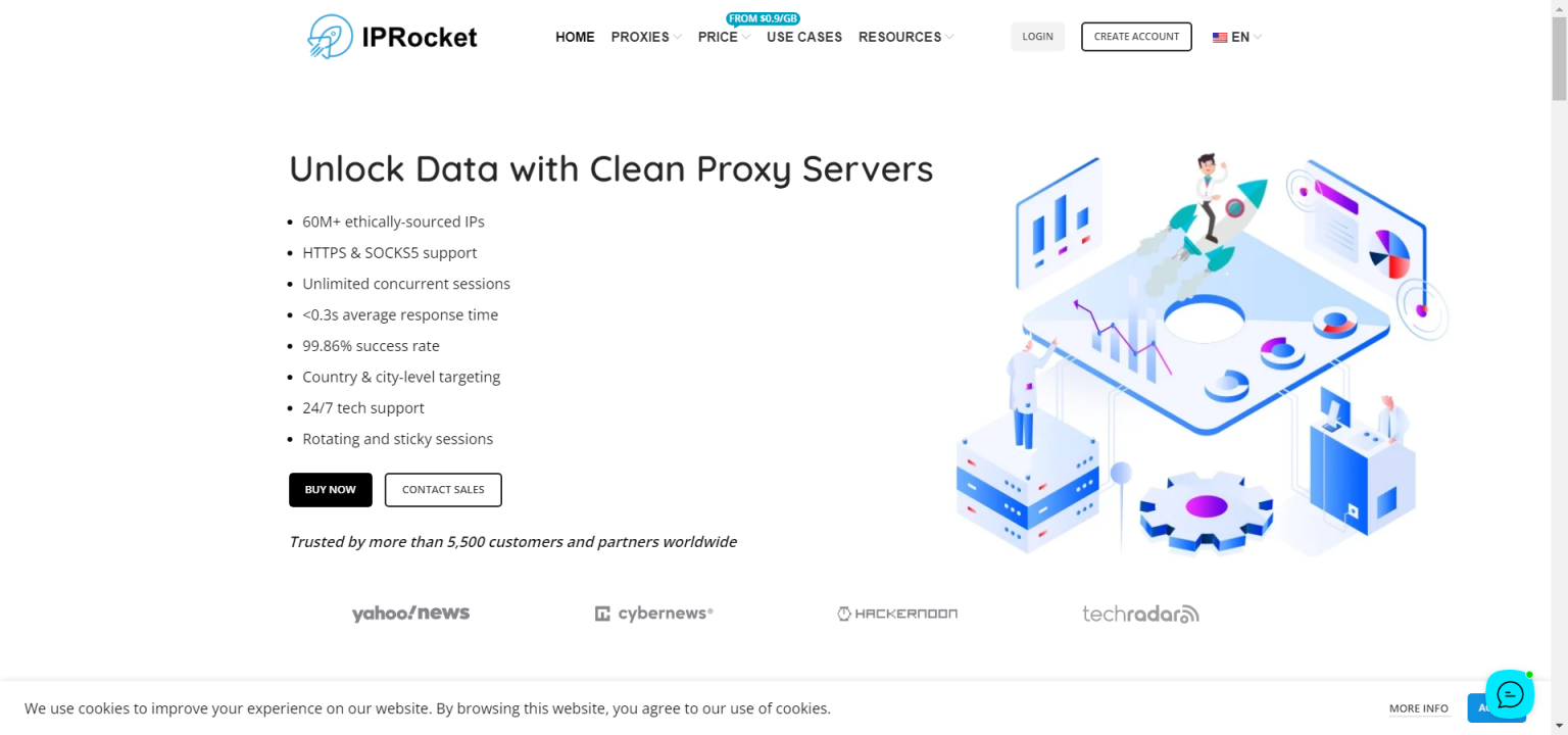 IPRocket 网站截图