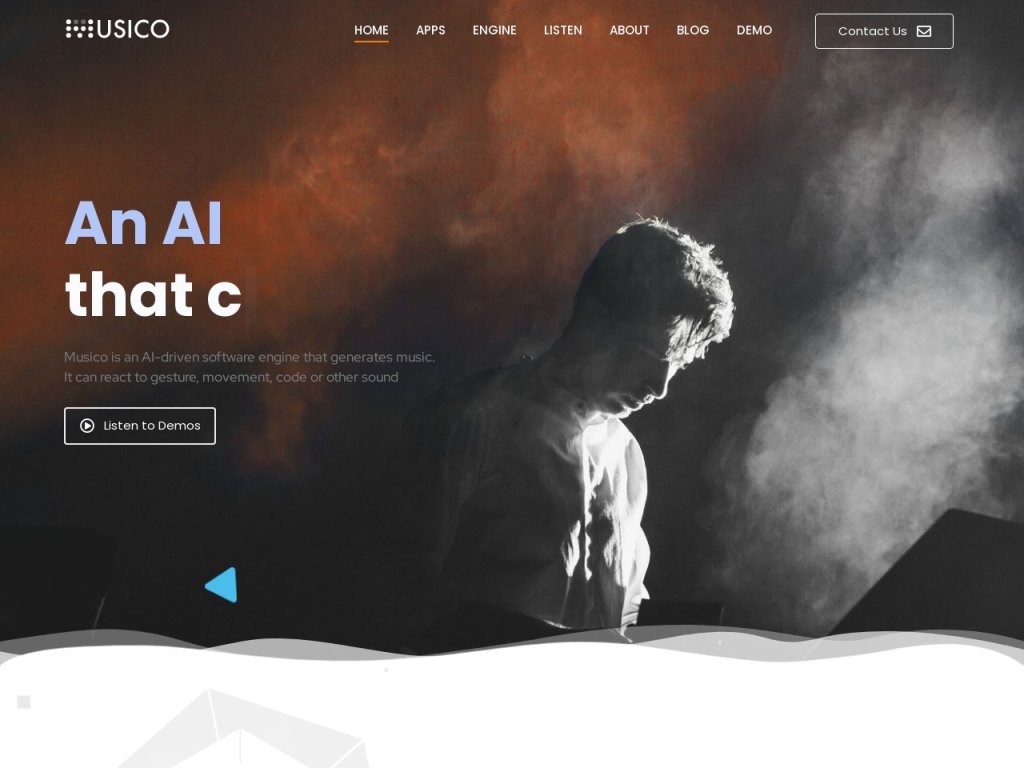 Musico 网站截图