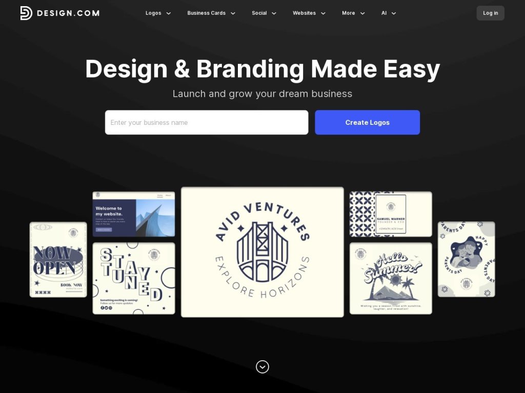 Design 网站截图