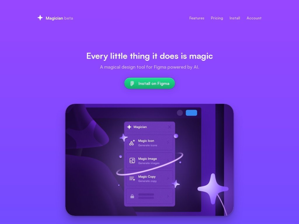 Magician 网站截图