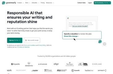 Grammarly 网站截图
