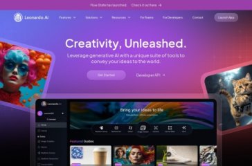 Leonardo.ai 网站截图