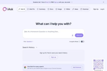 iAsk AI 网站截图