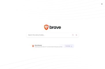 Brave Search 网站截图