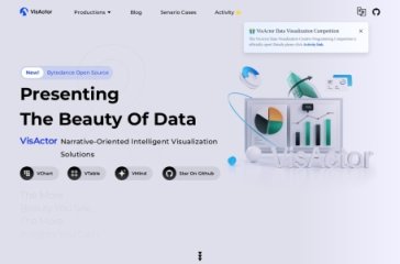 VisActor 网站截图