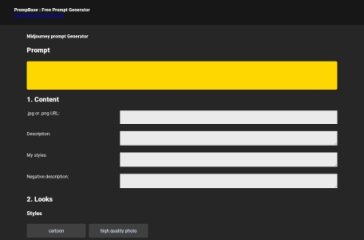PrompBase 网站截图