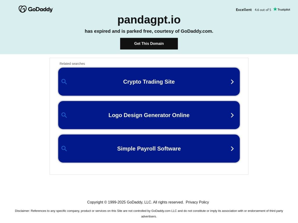 PandaGPT 网站截图