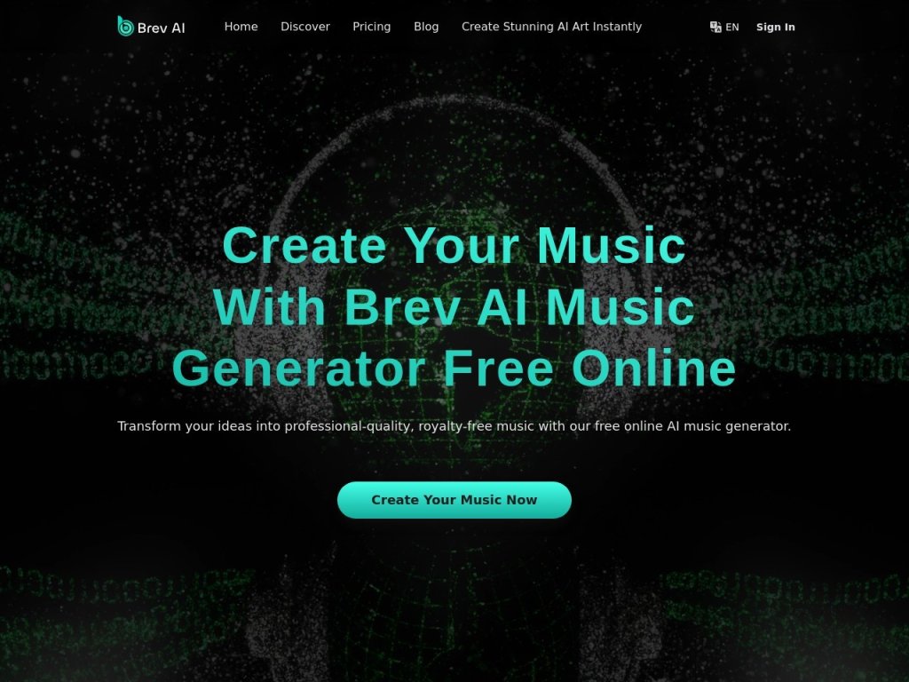 Brev AI 网站截图