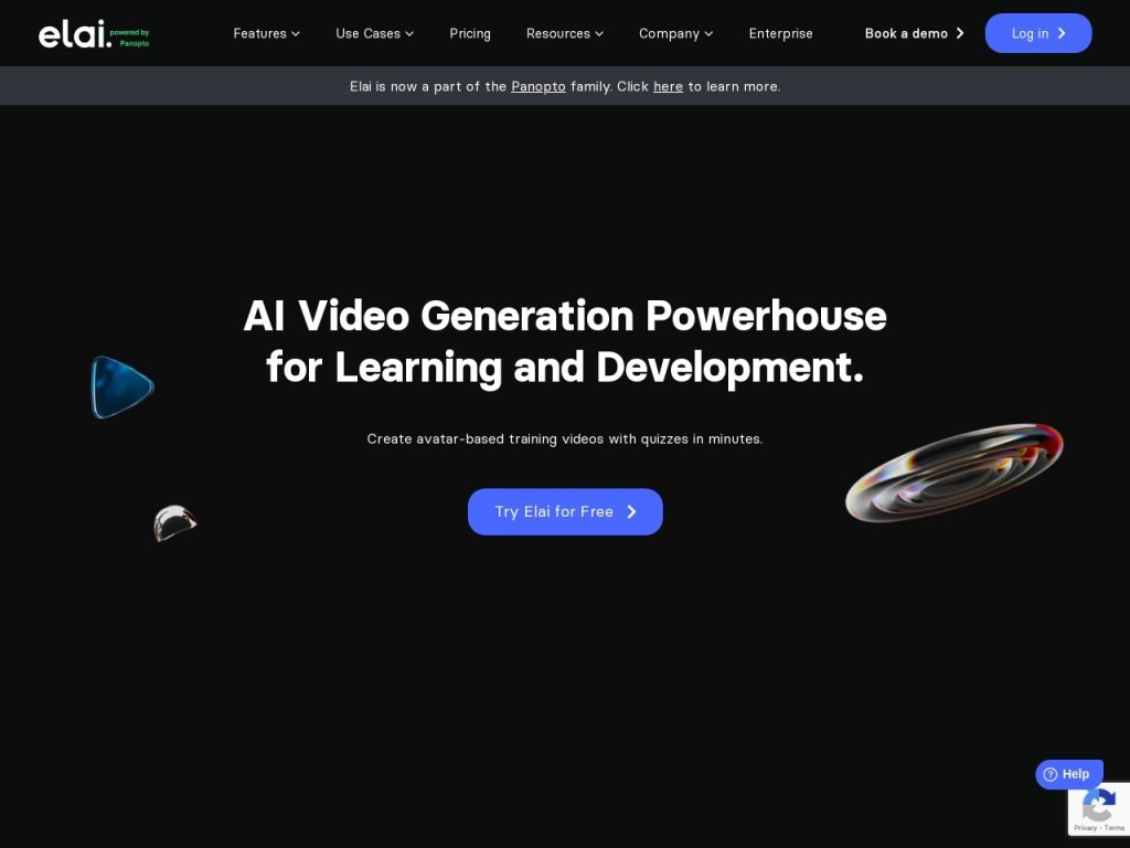 Elai.io 网站截图