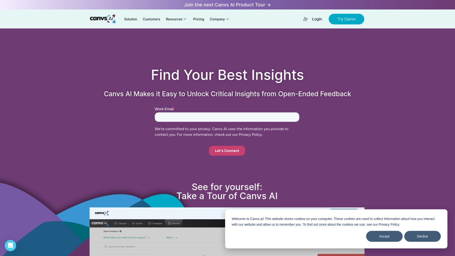 canvs.ai 网站截图