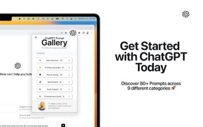 ChatGPT Prompt Gallery 网站截图