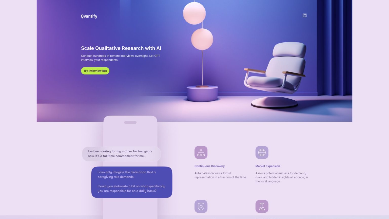 Qvantify 网站截图