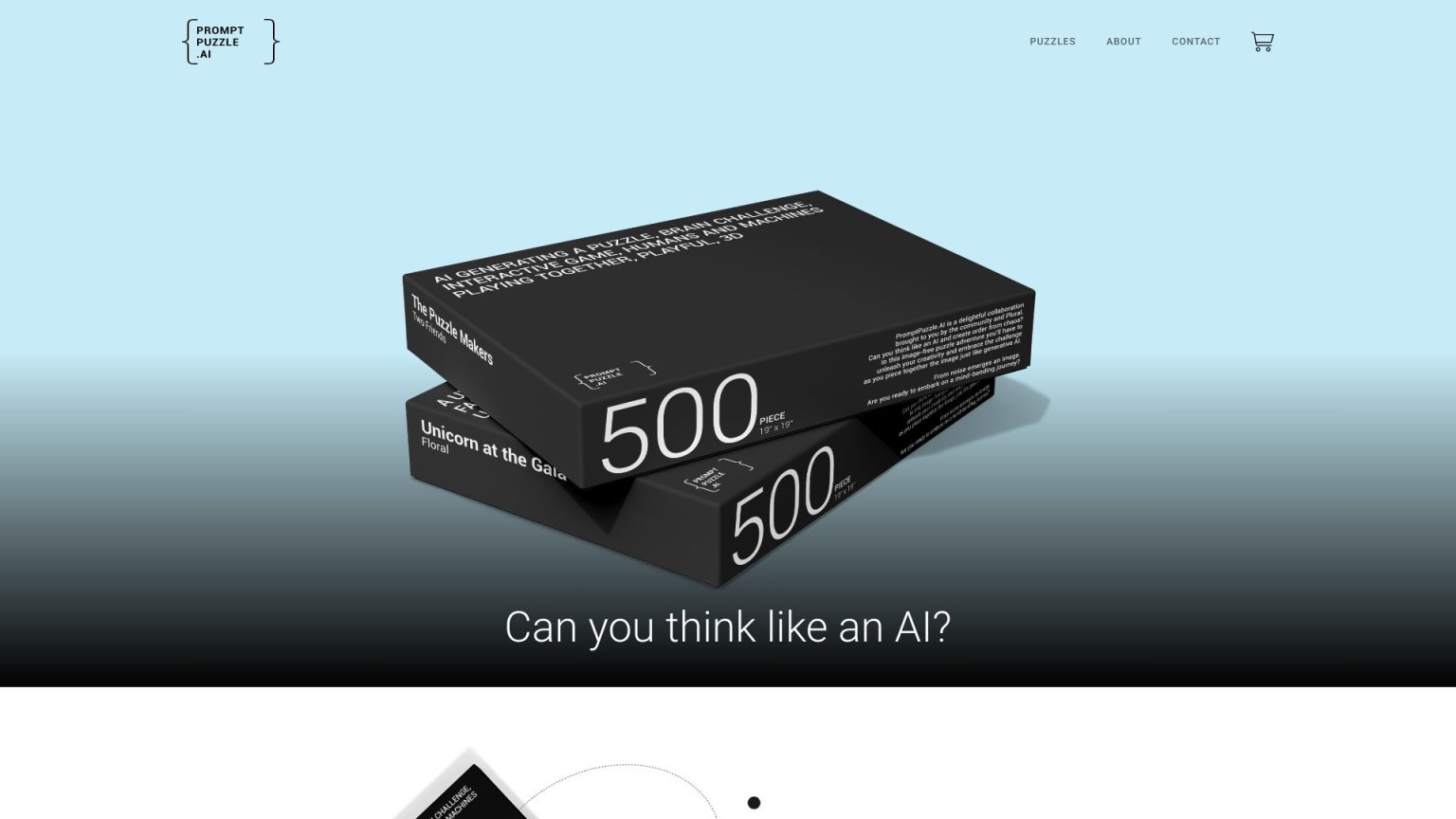 PromptPuzzle.Ai 网站截图