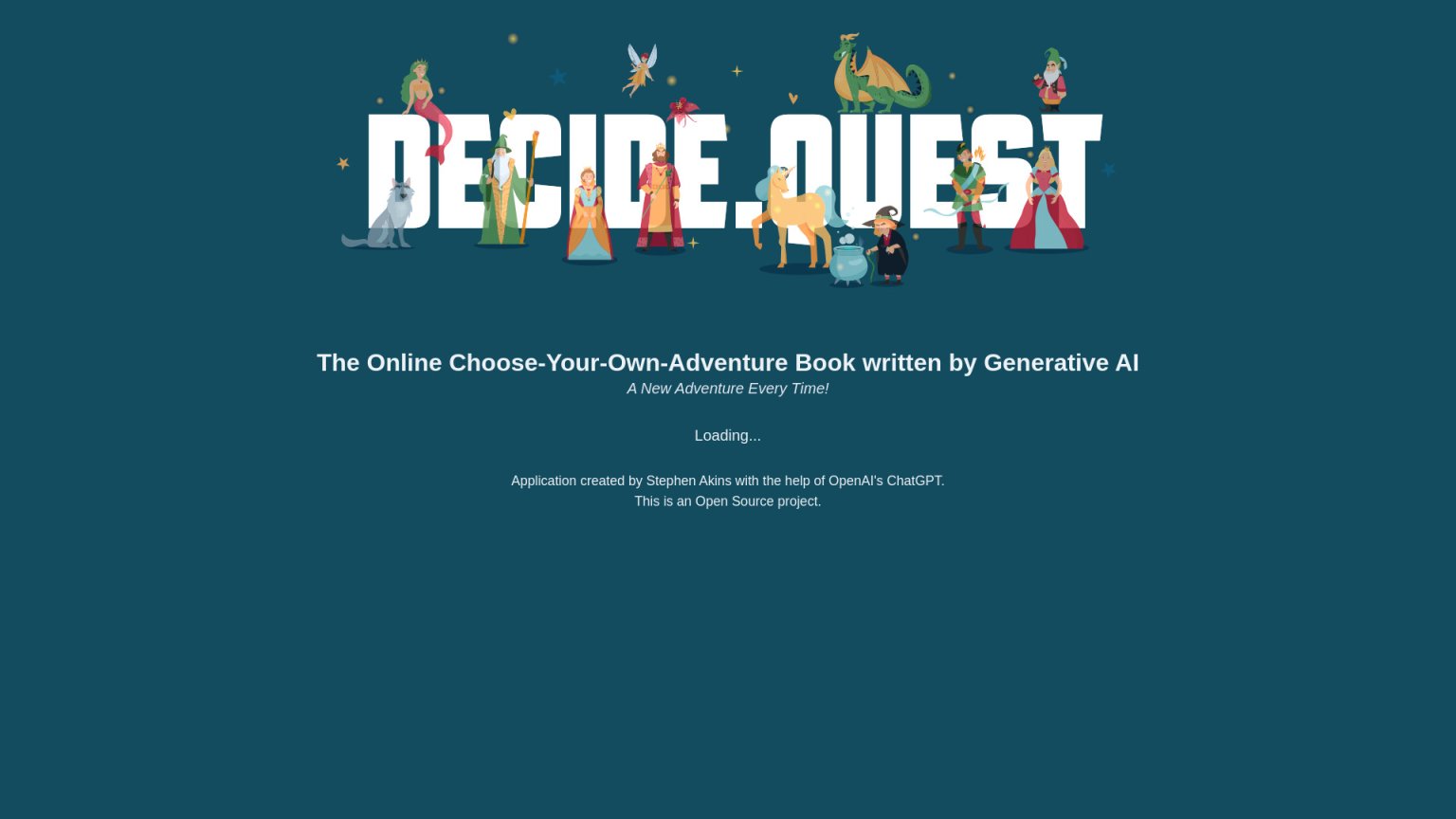 Decide.Quest 网站截图