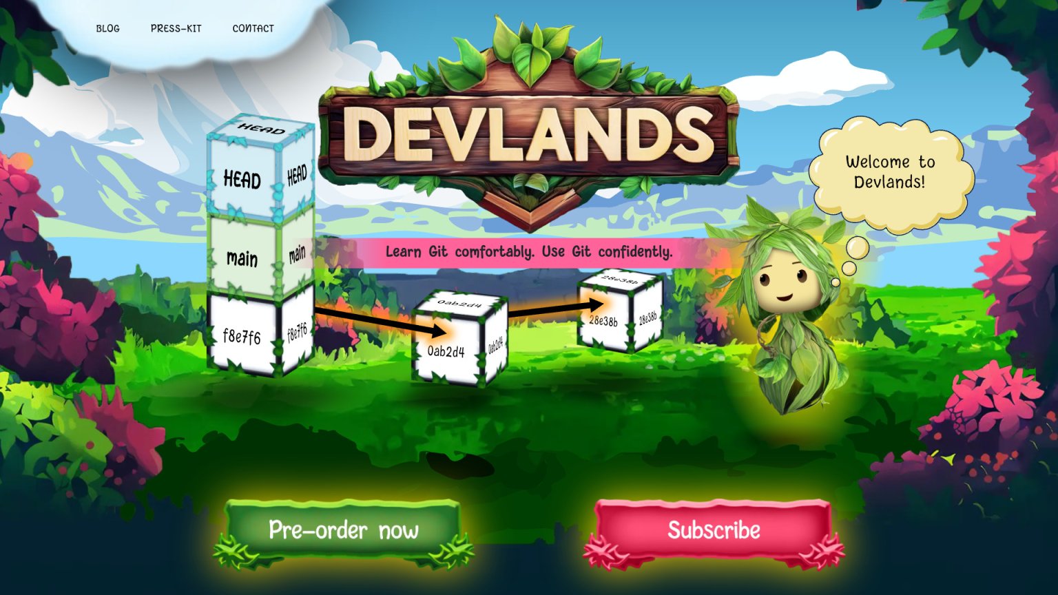 Devlands 网站截图