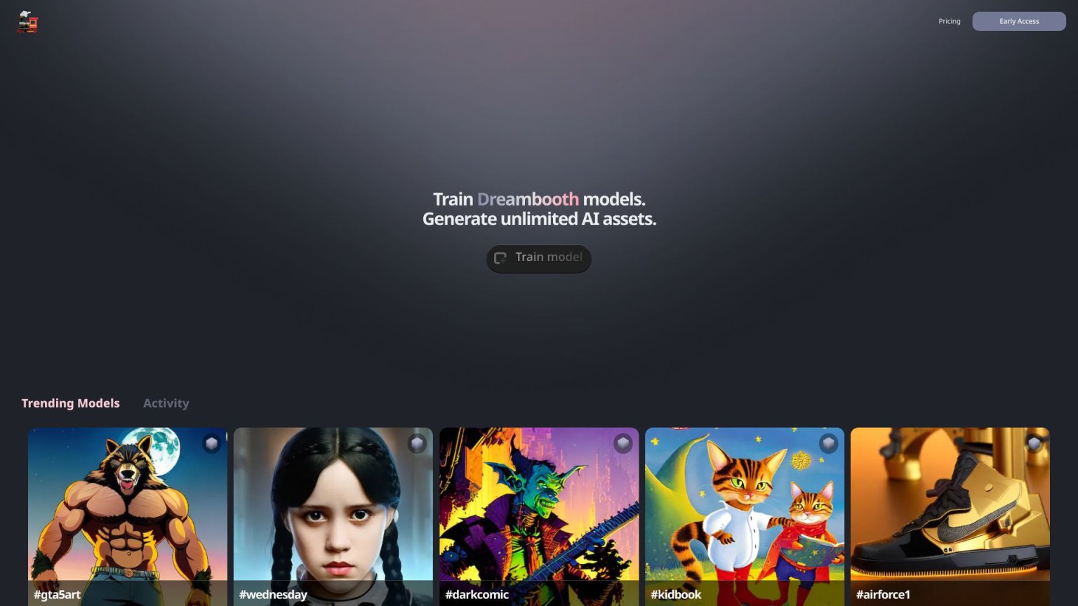 Trainengine.ai 网站截图
