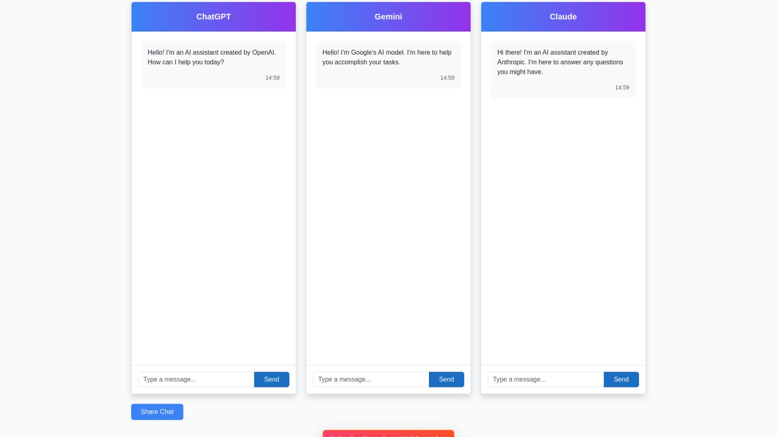 Sneos: Multi-Chat AI Assistant 网站截图