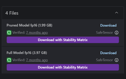 Stability Matrix CivitAI Integration 网站截图