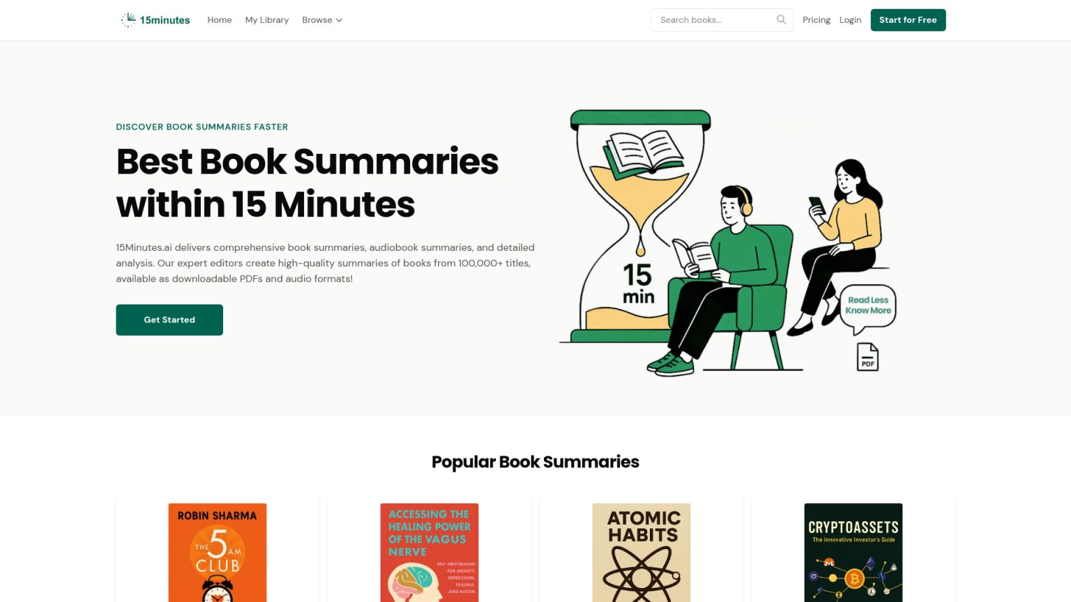 15Minutes 网站截图