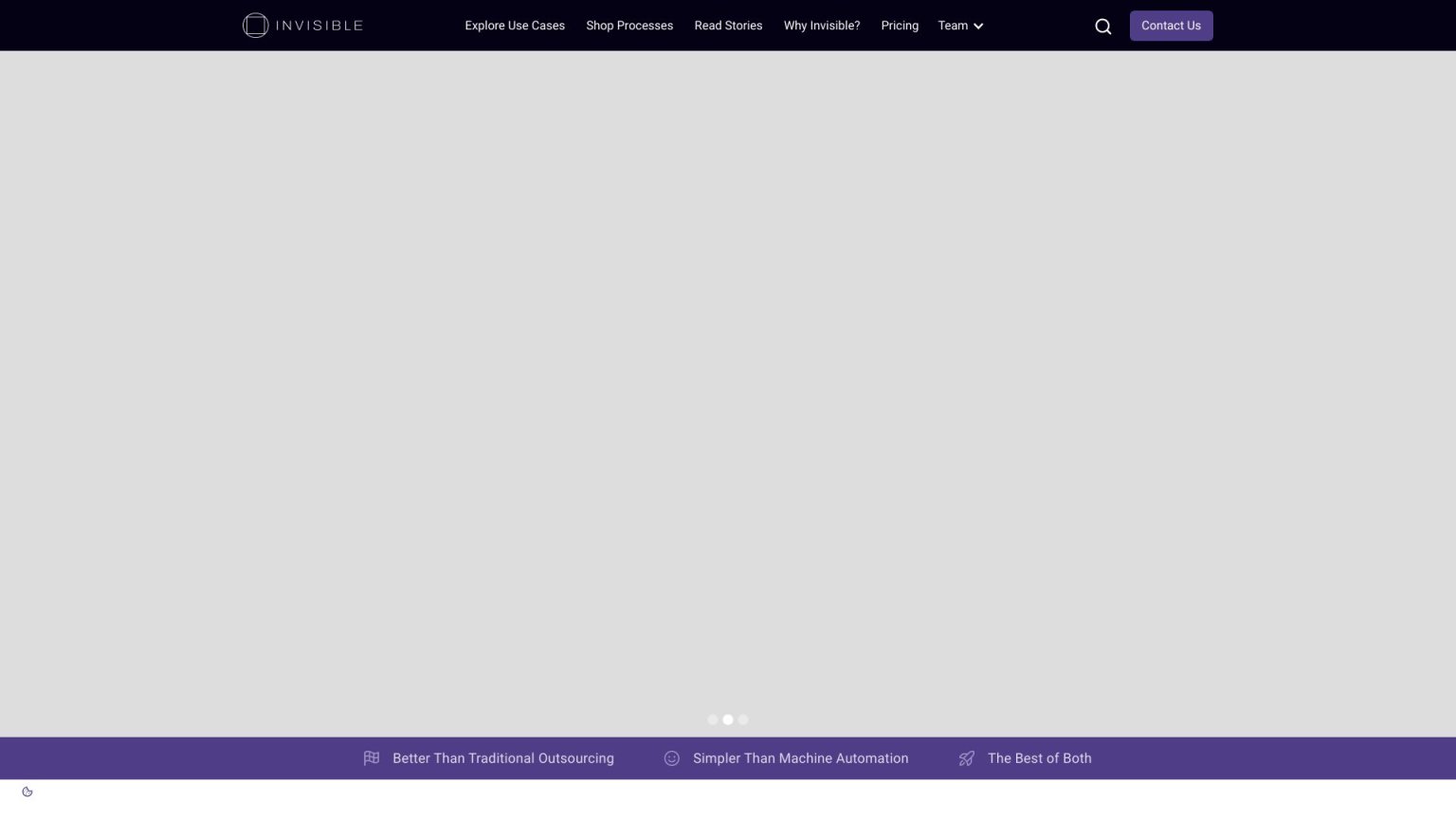 Invisible Technologies Inc. 网站截图