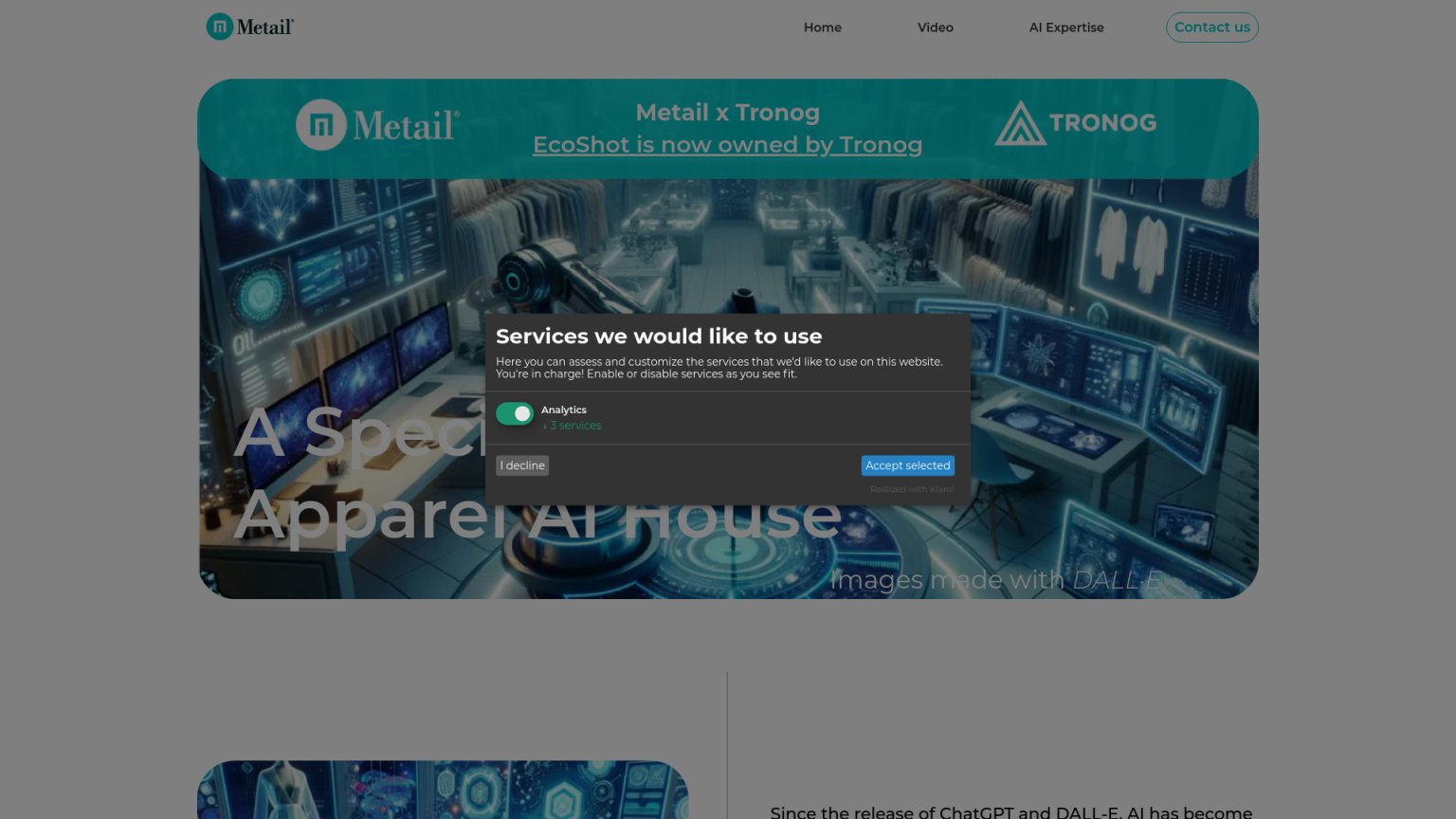 metail.com 网站截图