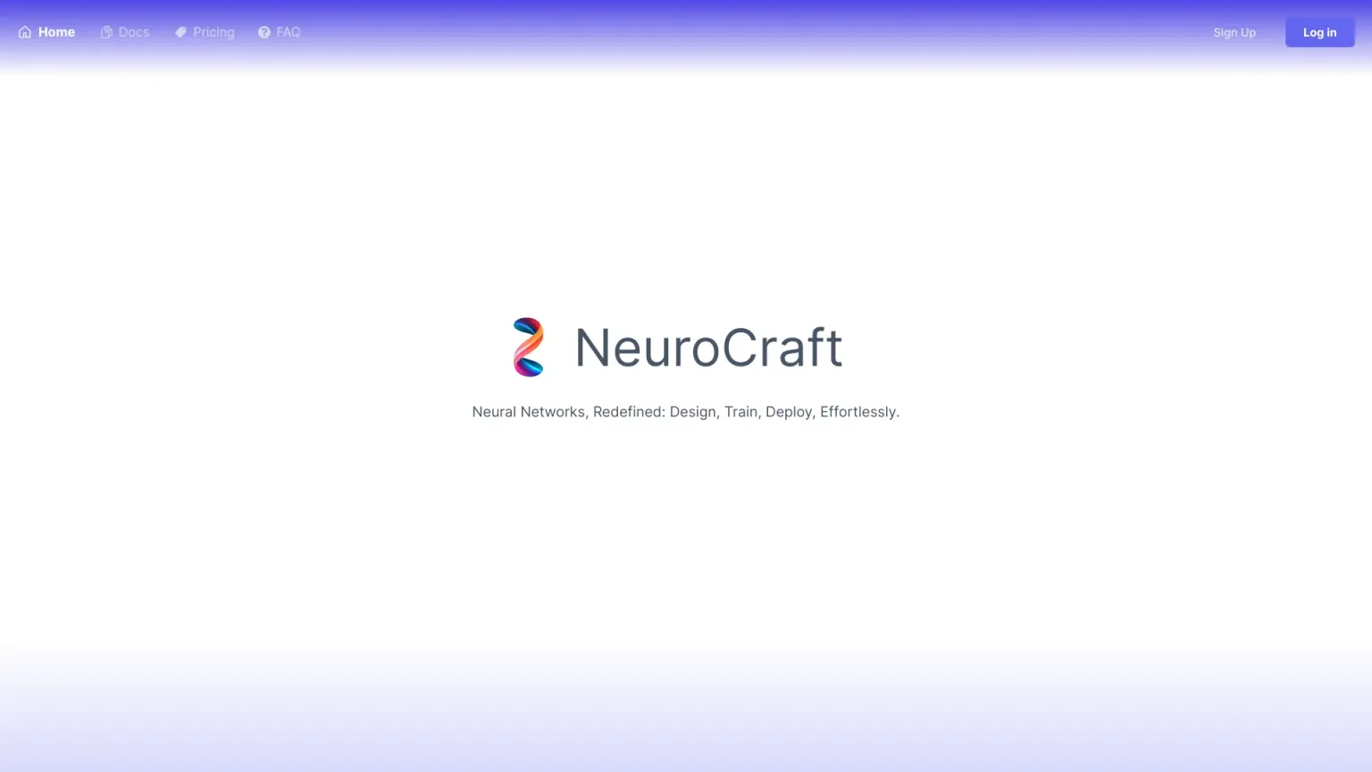 NeuroCraft 网站截图