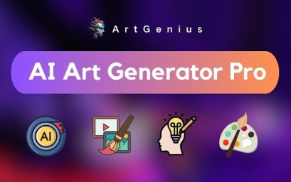 AI Art Generator Pro（Free） – ArtGenius 网站截图