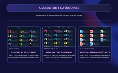 AI Personal Assistants – Get More Done 网站截图