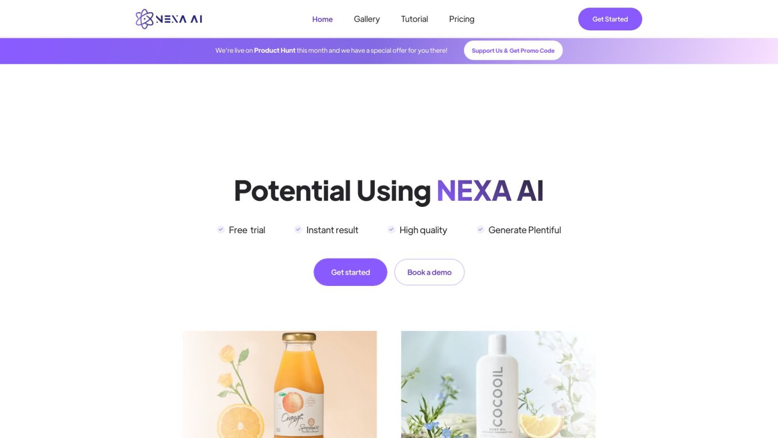 Nexa.ai 网站截图