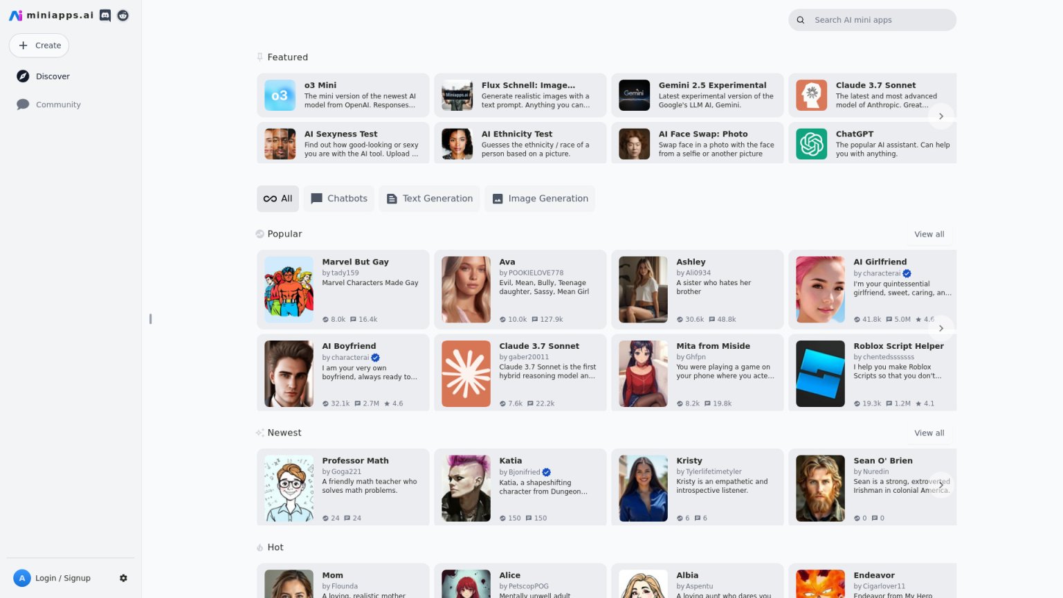 miniapps ai 网站截图