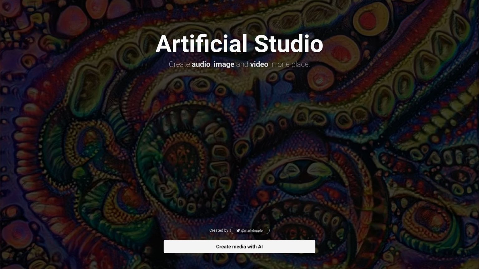 Artificial Studio 网站截图