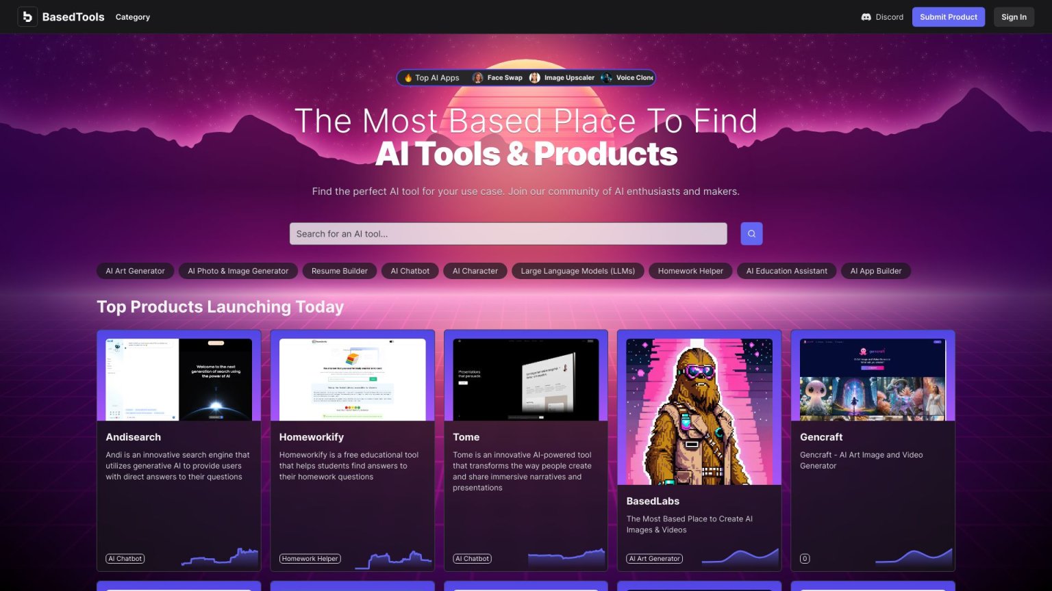 BasedTools 网站截图
