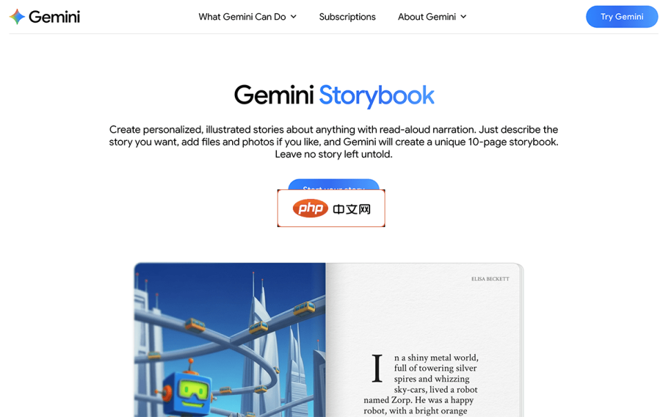 ‎ Gemini Storybook 网站截图