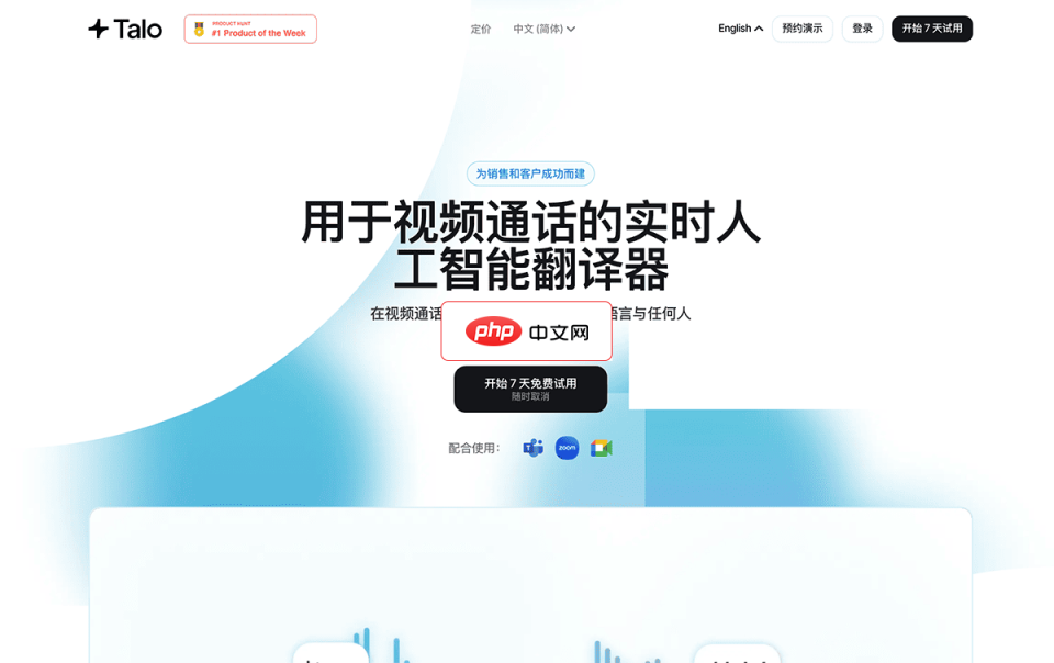 Talo AI 网站截图