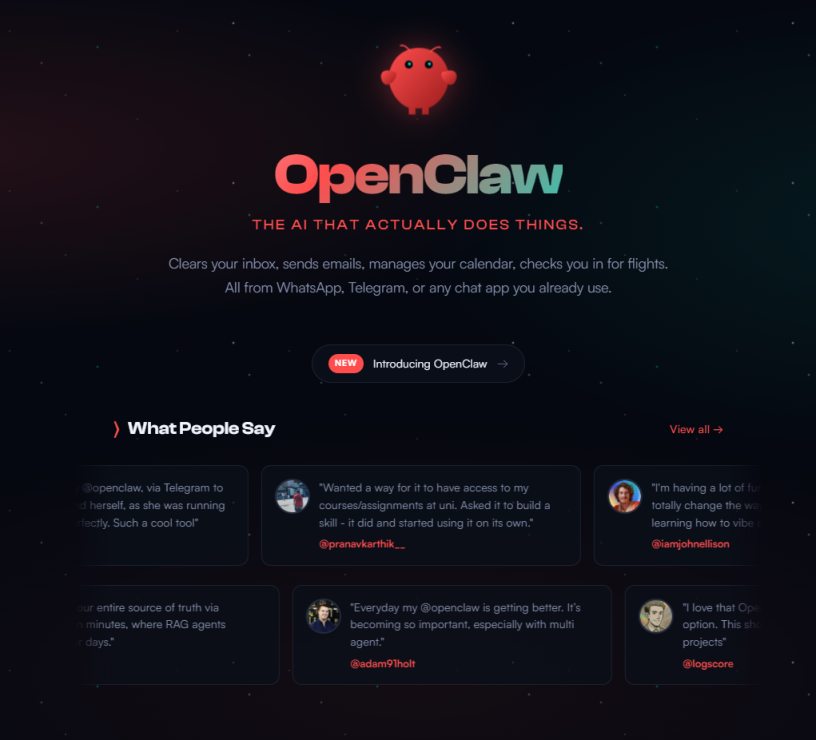 OpenClaw翻译站点 网站截图