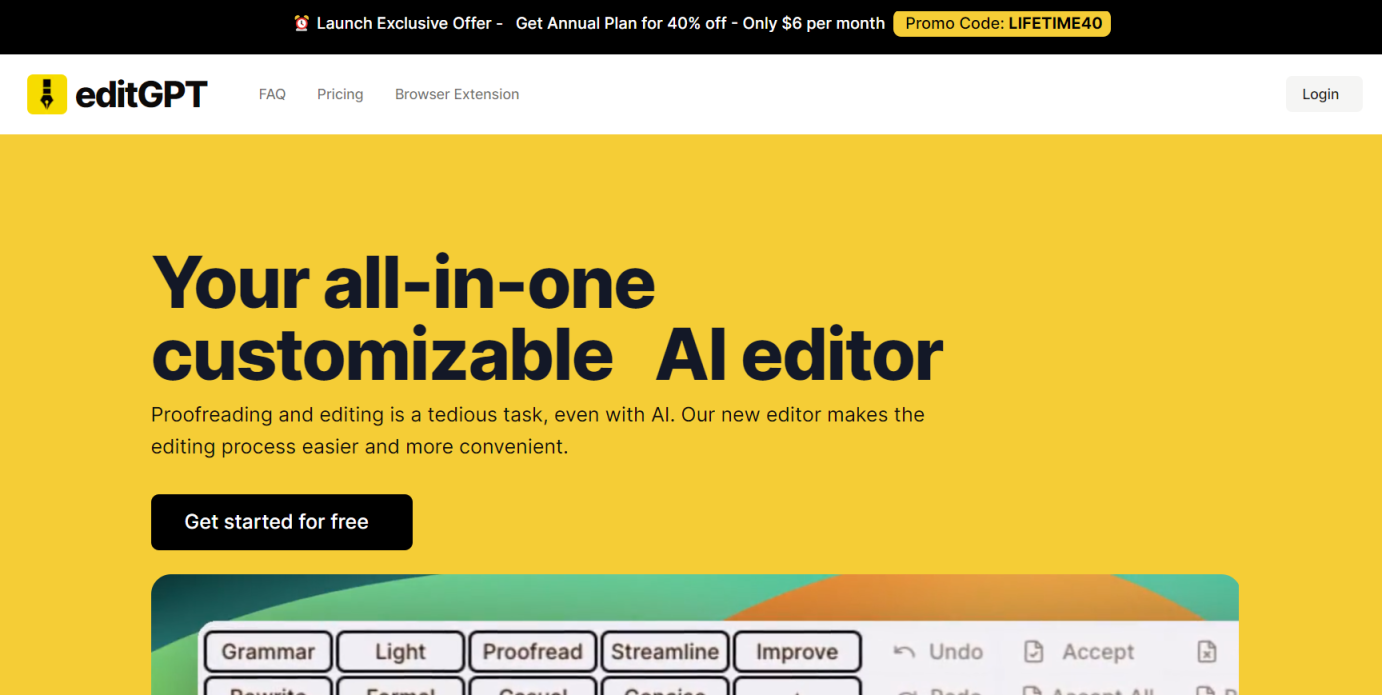 editGPT 网站截图