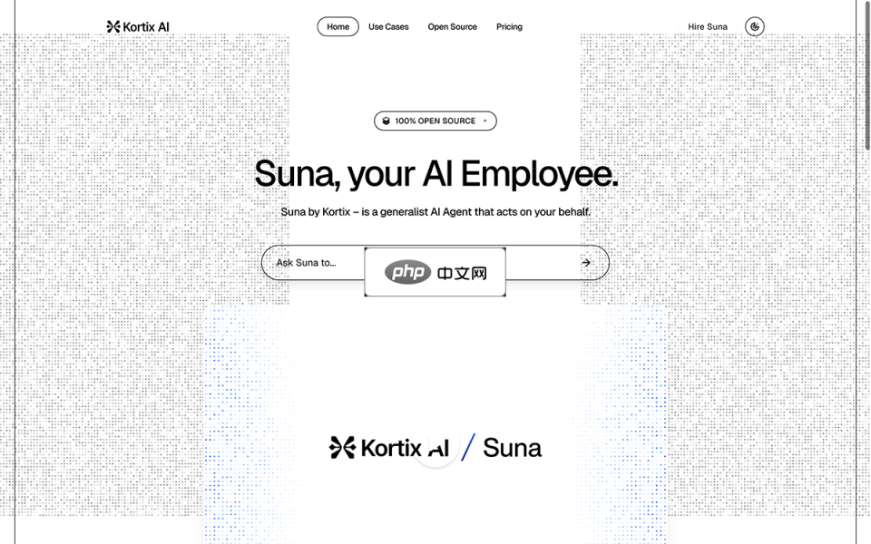Suna 网站截图
