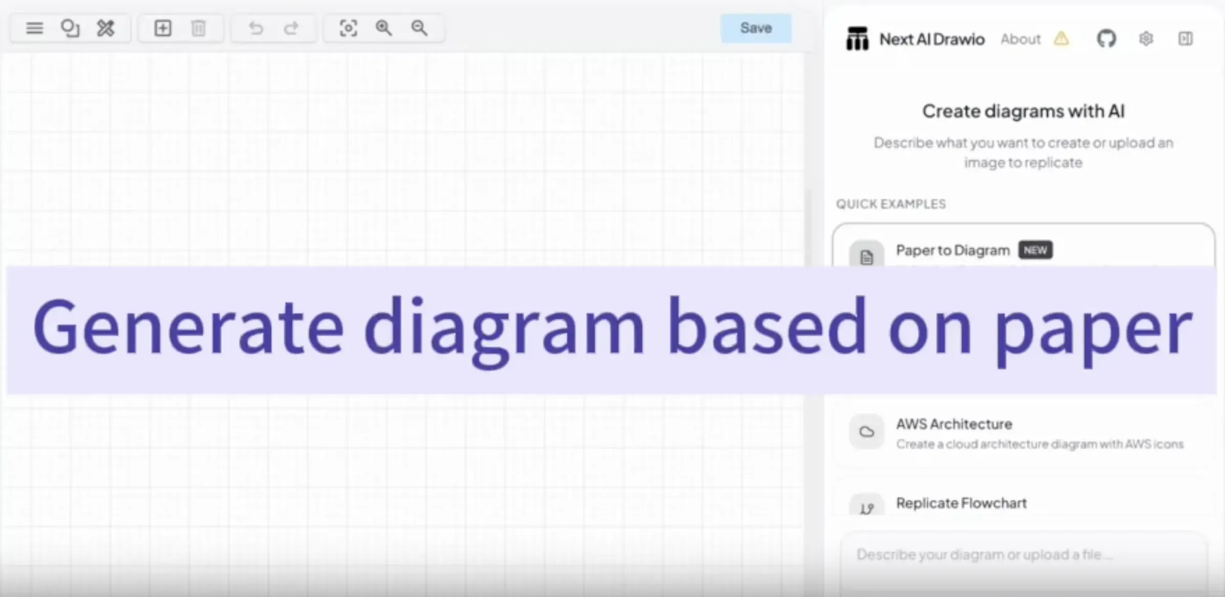 next-ai-draw-io 网站截图