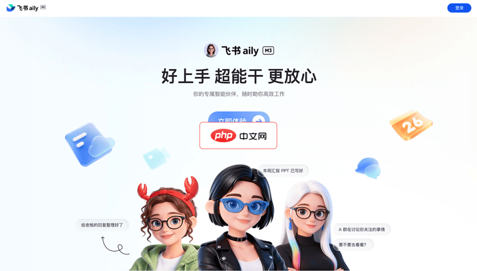 飞书aily 网站截图