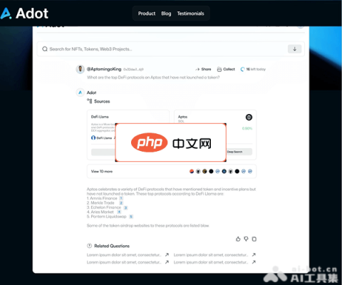 Adot 网站截图