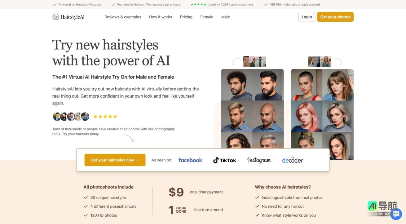 Hairstyles AI的封面图