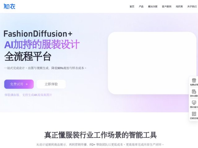 Fashion Diffusion+ 网站截图