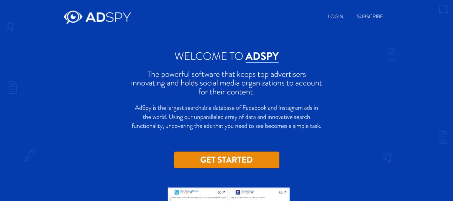 AdSpy 网站截图