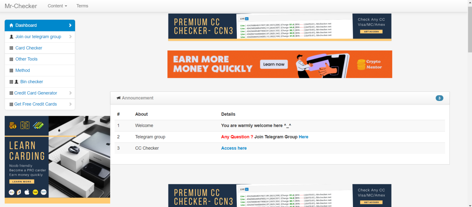 MrChecker 网站截图
