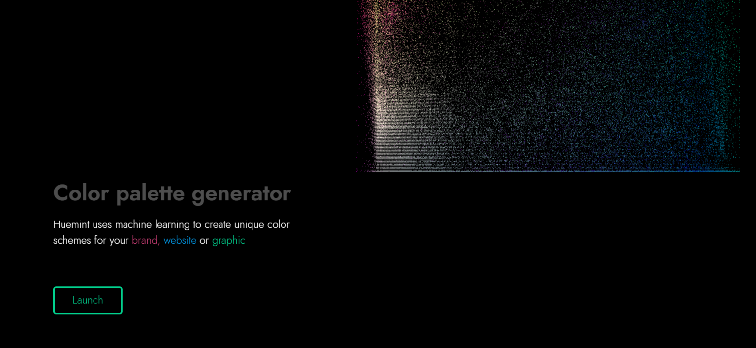 Huemint 网站截图