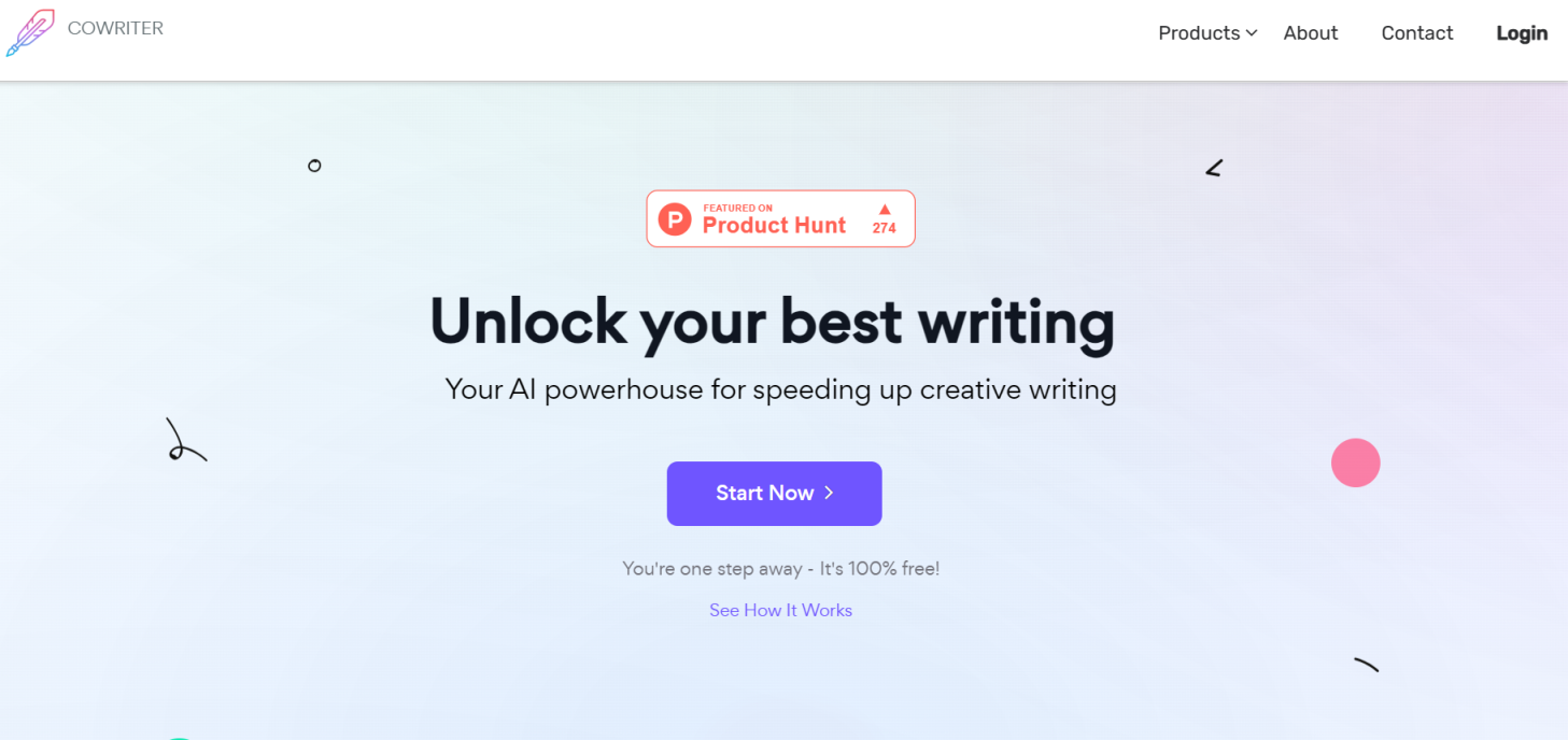 CoWriter 网站截图